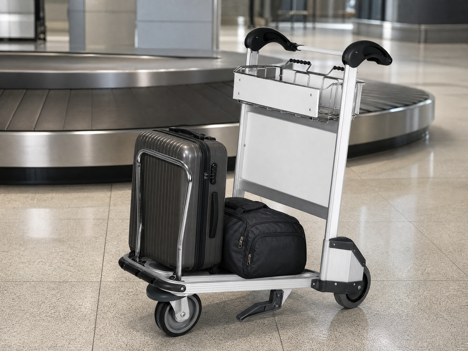 Using A Trolley Airport Luggage Trolley Layout Planning for Baggage Reclaim and Check ...